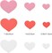 600PCS Foam Heart Stickers – Self-Adhesive EVA Heart Shape Foam Stickers (Assorted Sizes 0.63–1.57 Inch, 3 Colors) for Valentine’s Day Crafts, Wedding Decorations, Scrapbooking, Card Making & DIY Home Decor
